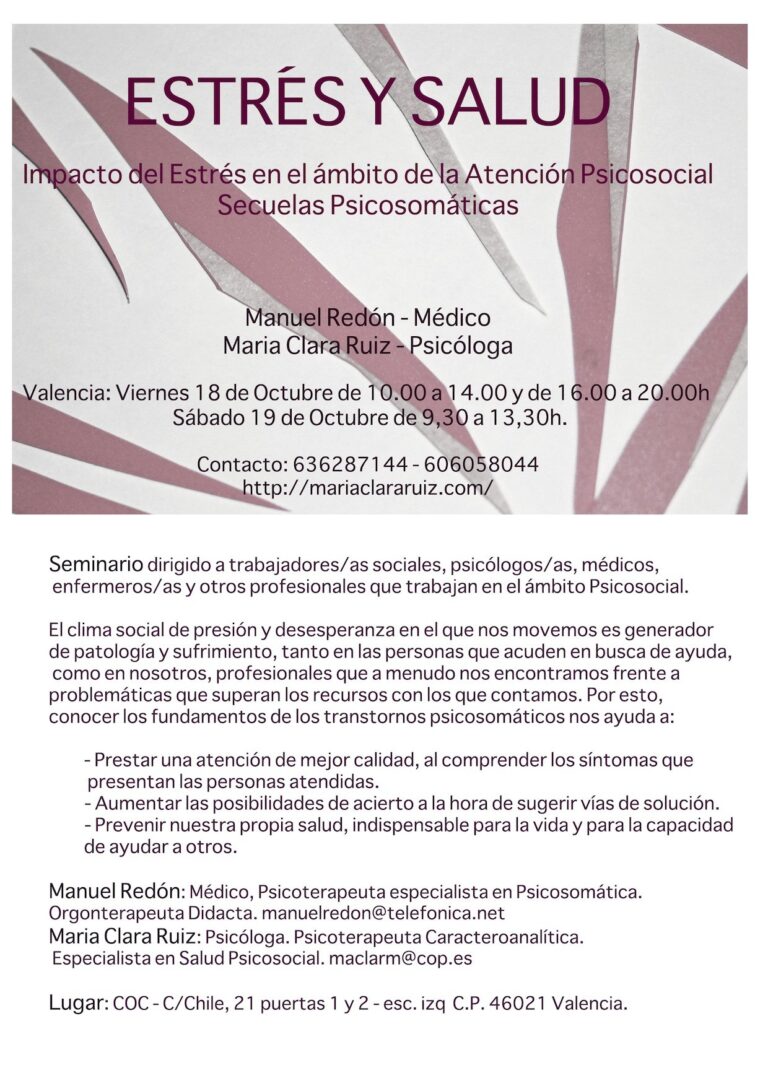 Estrés y Salud en la Atención Psicosocial