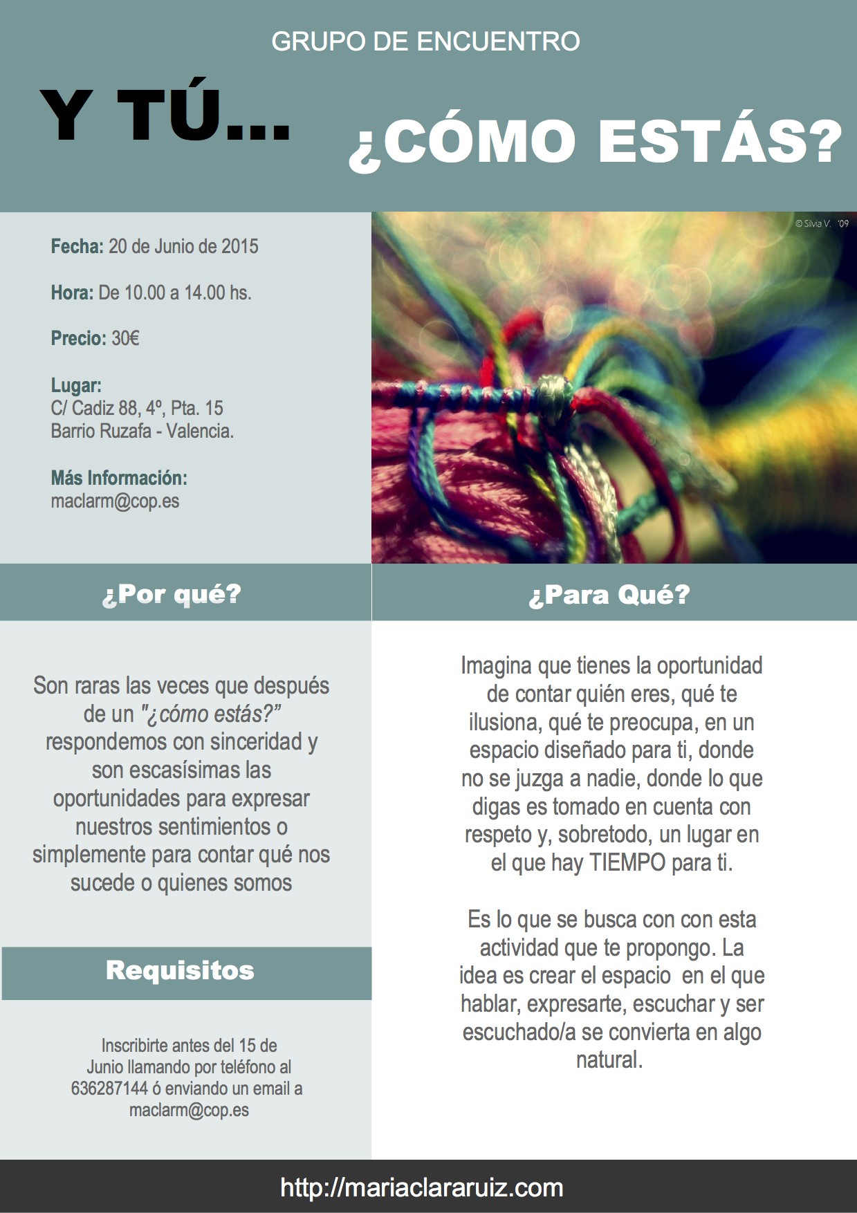 Y tú... ¿Cómo estás?