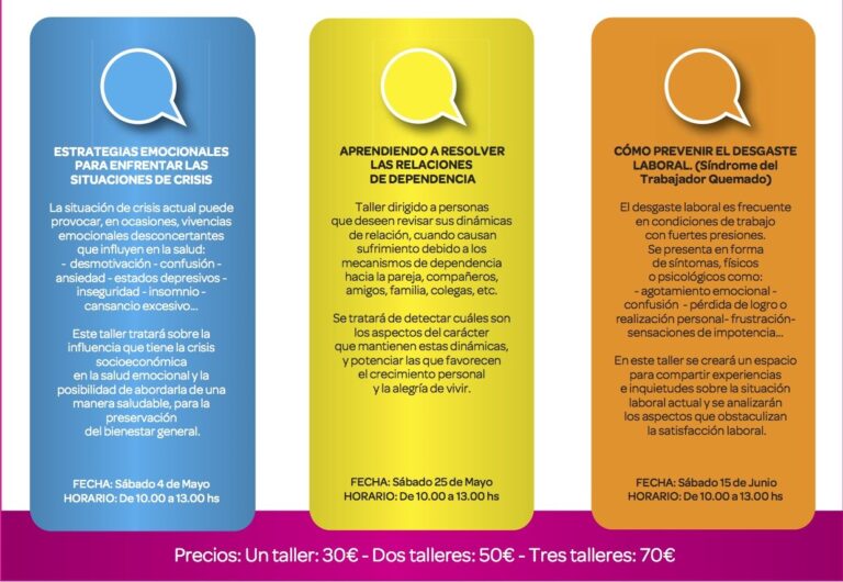 Taller: Estrategias Emocionales para Enfrentar las Situaciones de Crisis