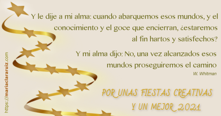 Por unas Fiestas Creativas y un Mejor 2021